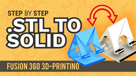 How to convert STL Mesh to a Solid Body in Fusion 360 (2022).